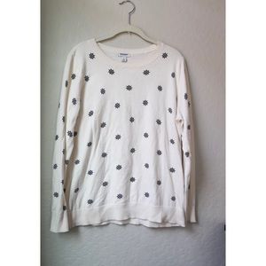 NWOT old navy sweater with boat wheels Large